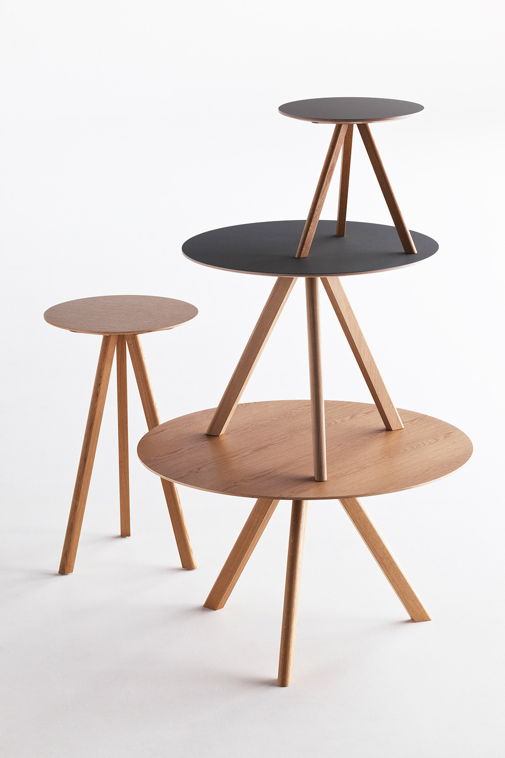 Copenhague Table CPH 20 side table OAK BLACK WATERCOATED Copenhague Table CPH 20 side table OAK BLACK WATERCOATED